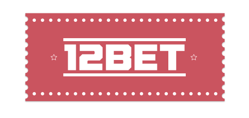 Red coupon with two stars and 12bet logo