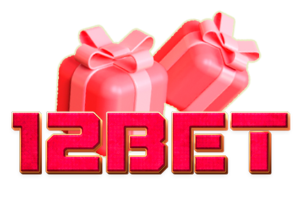 Two red gifts on the background with the 12bet logo