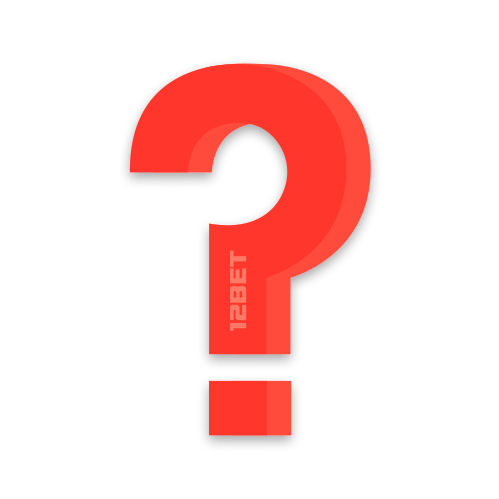 Red question mark with the site logo