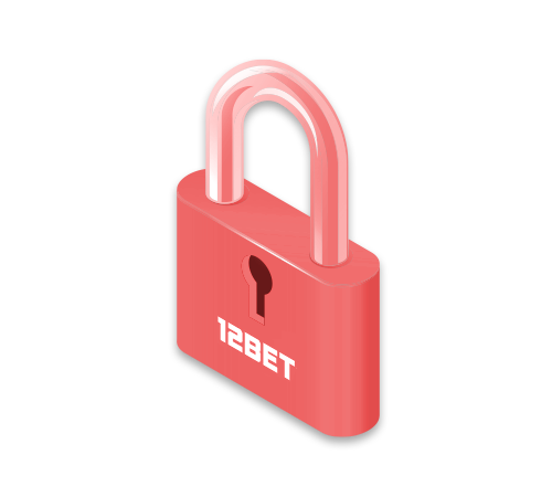 Red lock with 12bet logo